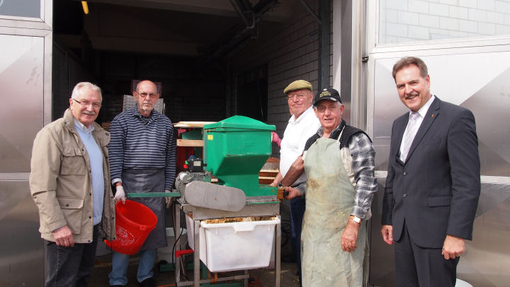 Das Team bei der Arbeit