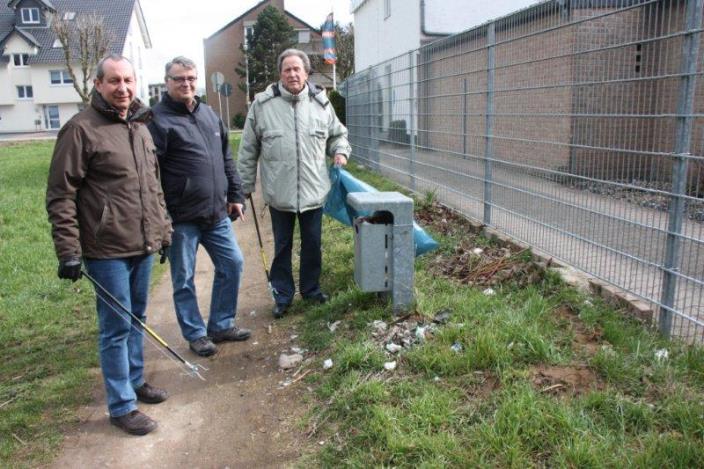 Peter Fröschen, Herbert Görtz und Bernd Brade Foto: Walter Junker