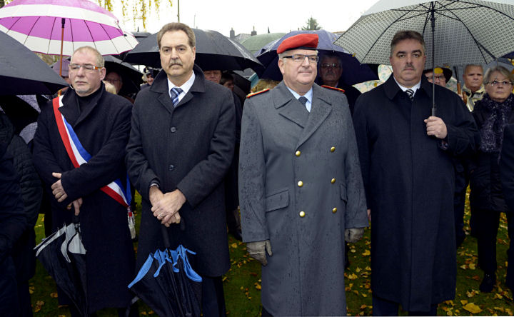 bei der Gedenkfeier - (Foto Toni Stumpf)