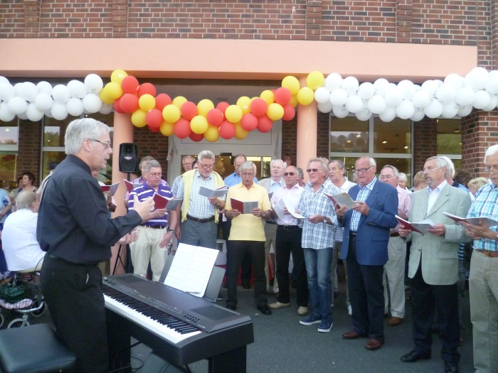 Übacher Gesangverein 1948 mit Chorleiter Wilfried Hirche